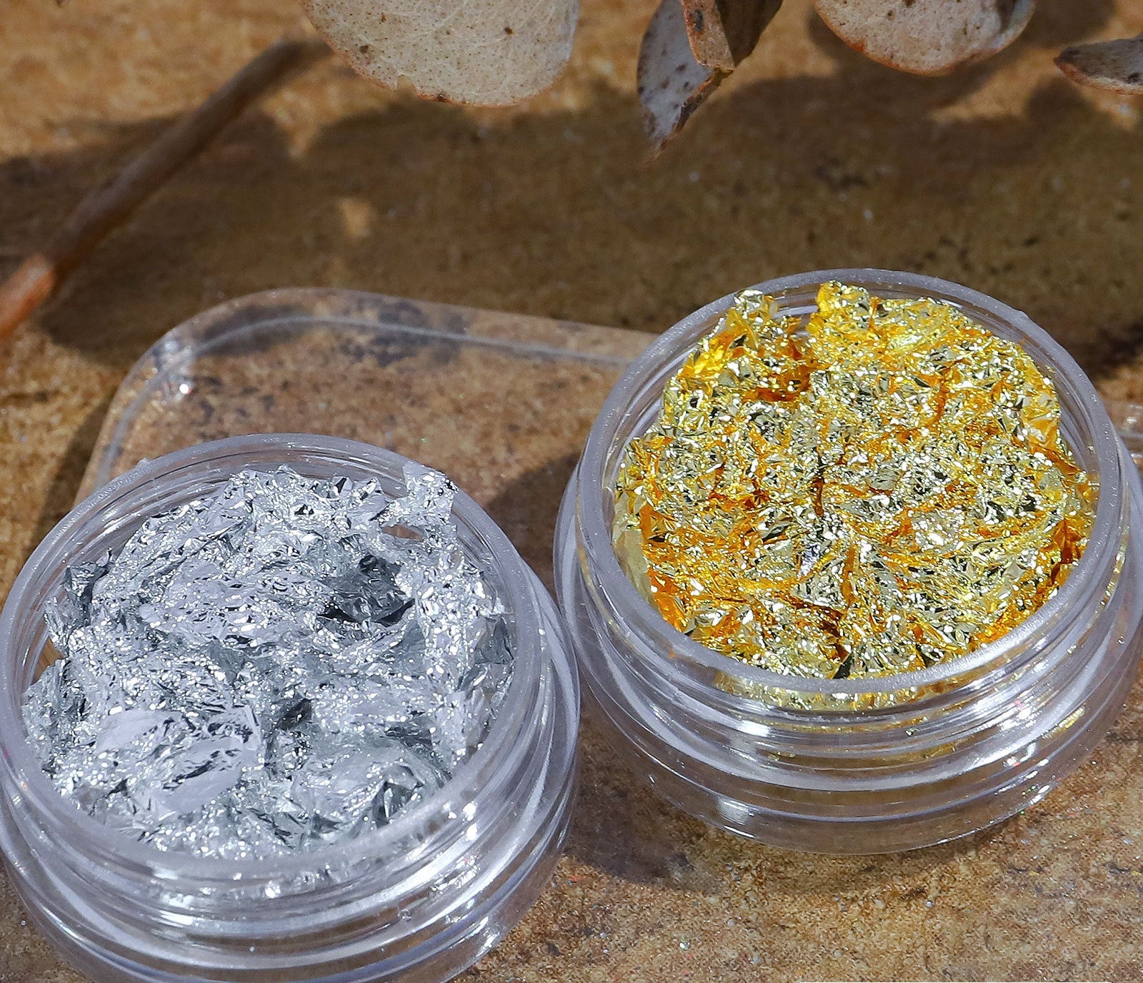 Gold & Silver Foil Nail Art Sheets