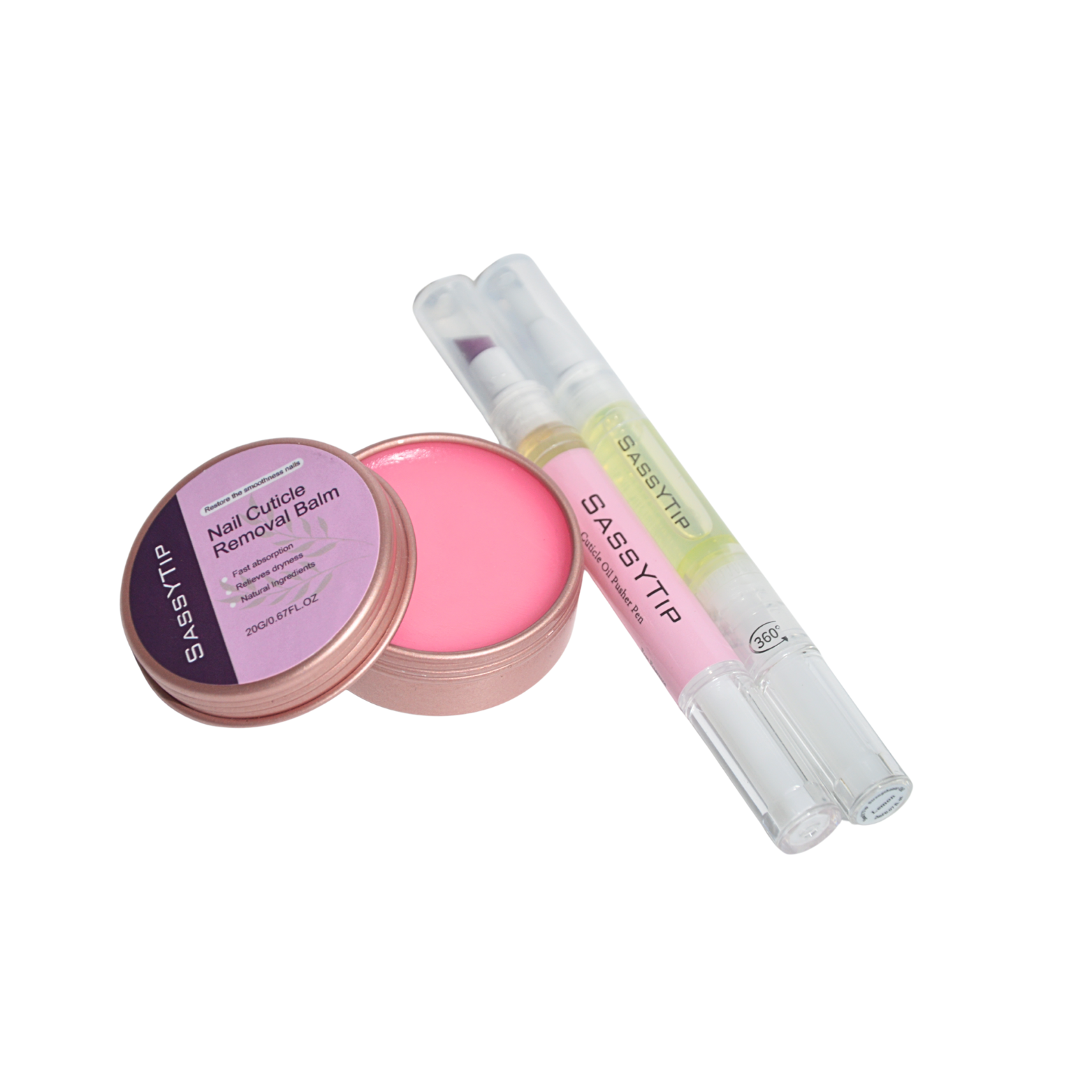 SassyTip Nail Care Trio – Smooth, Nourish, Restore