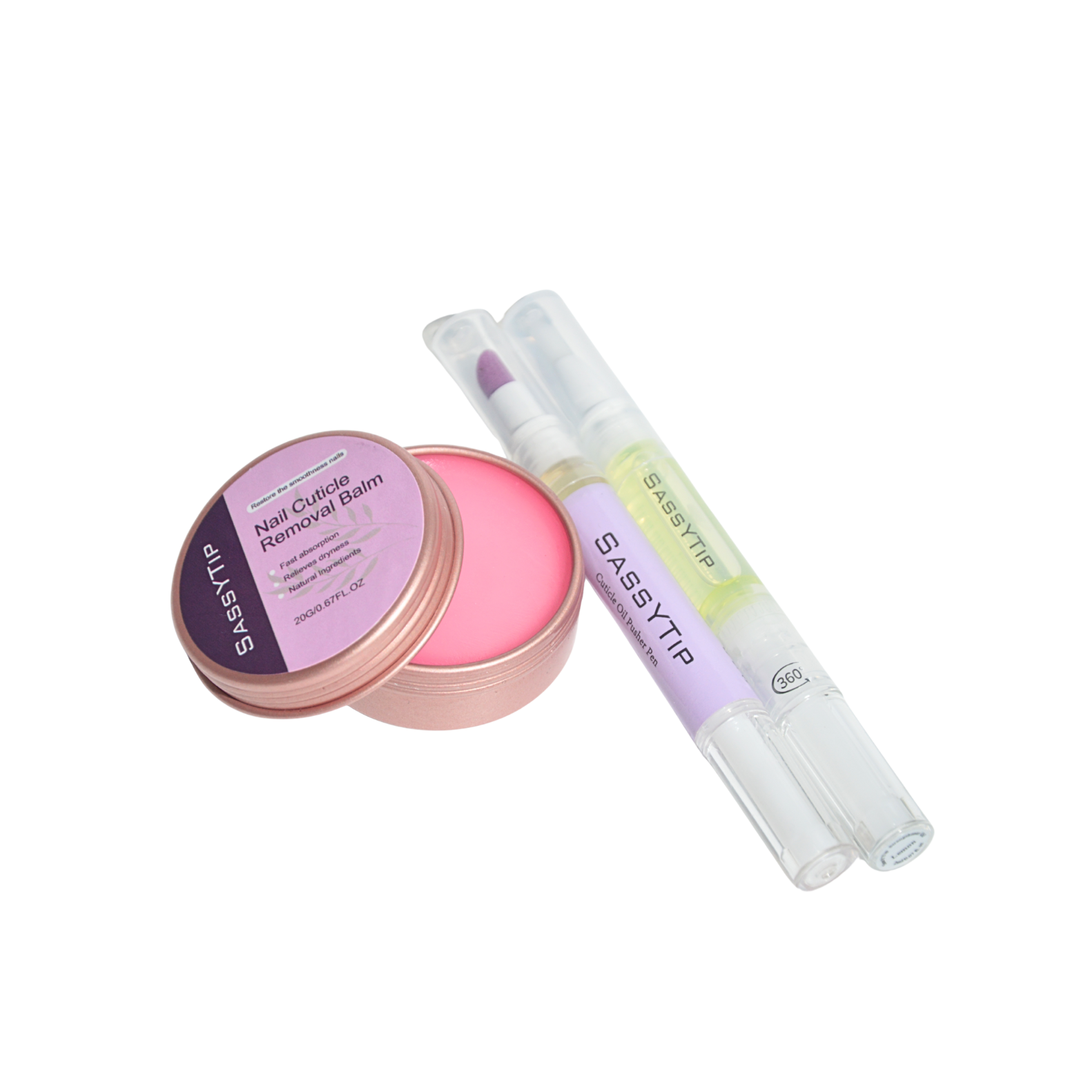SassyTip Nail Care Trio – Smooth, Nourish, Restore
