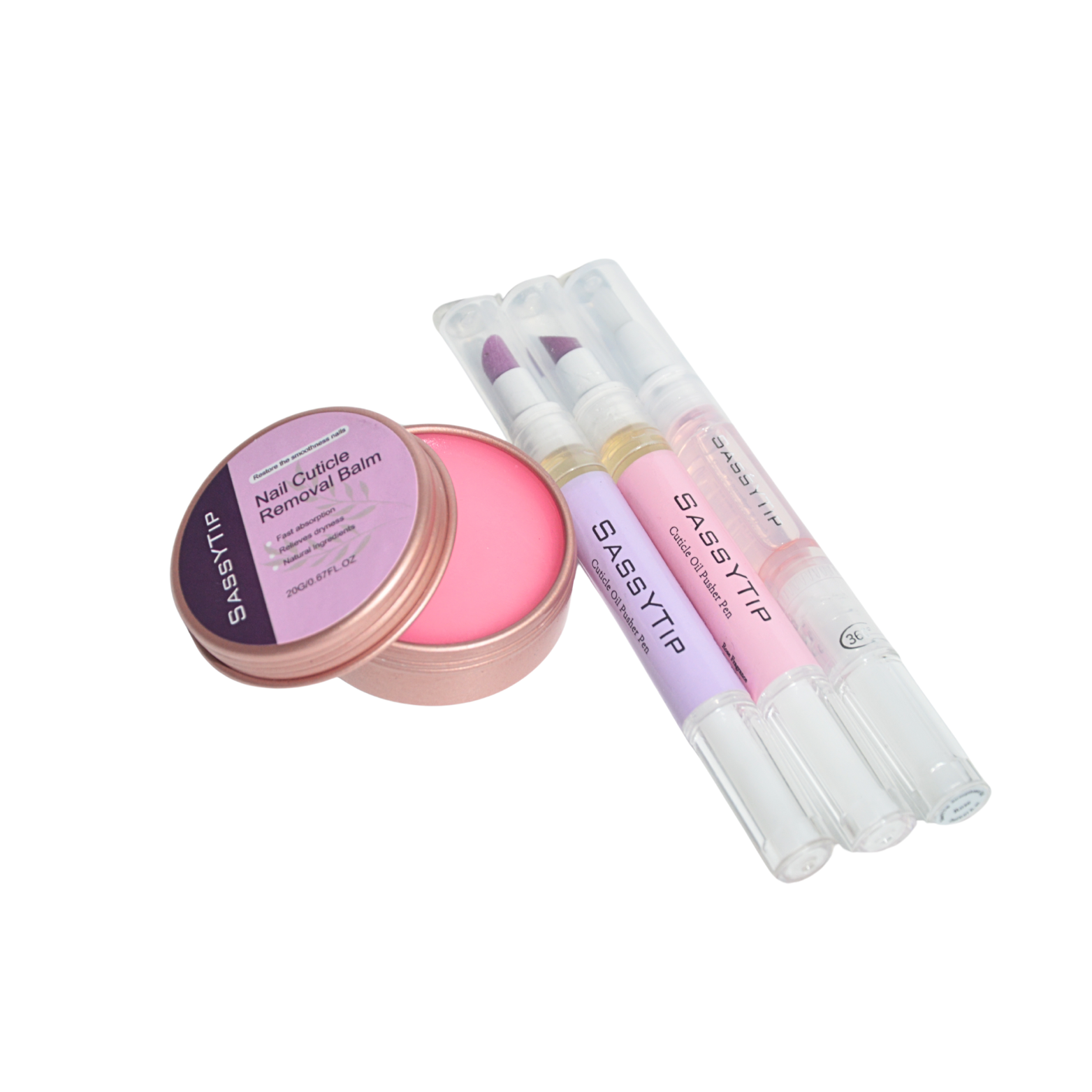 SassyTip Nail Care Trio – Smooth, Nourish, Restore