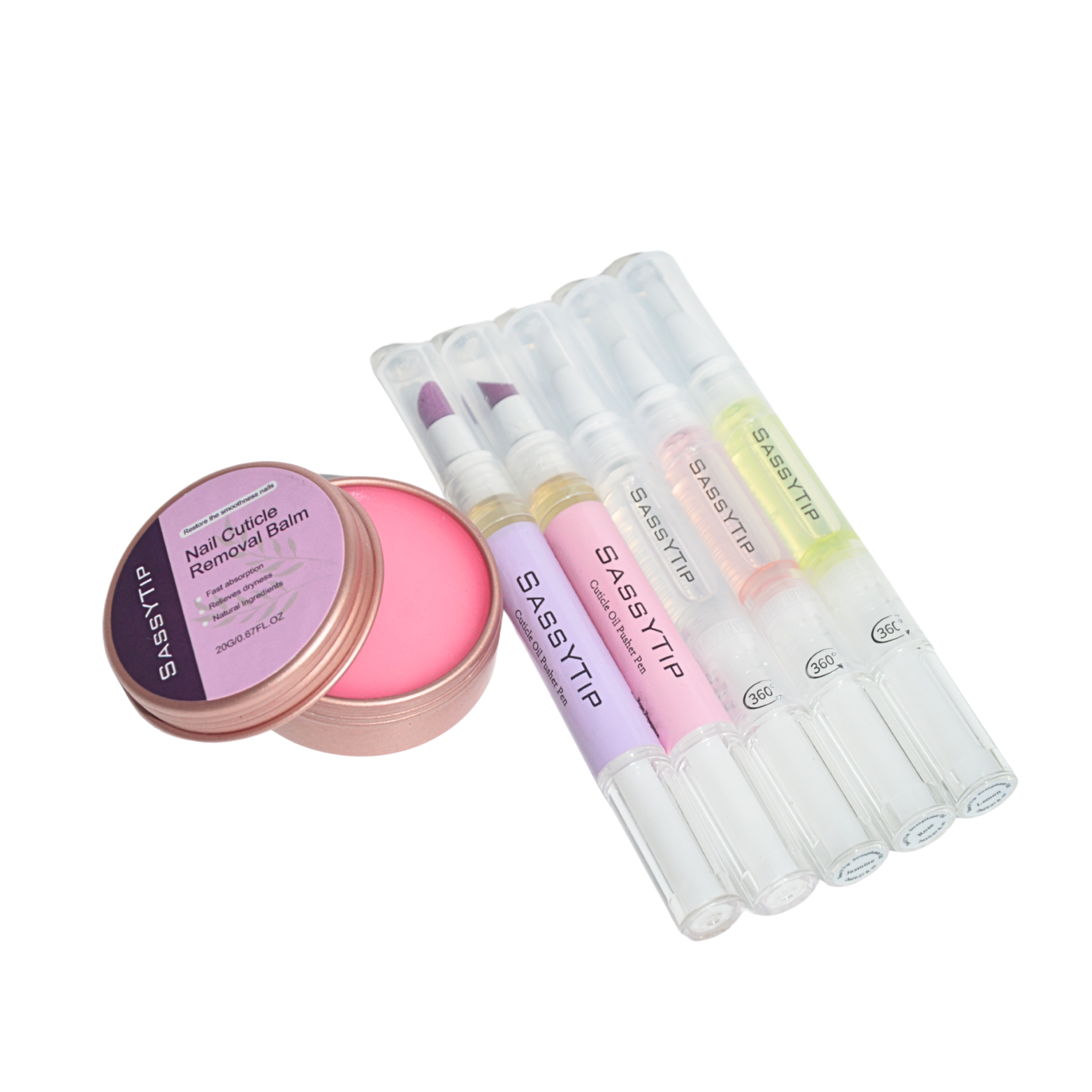 SassyTip Nail Care Trio – Smooth, Nourish, Restore