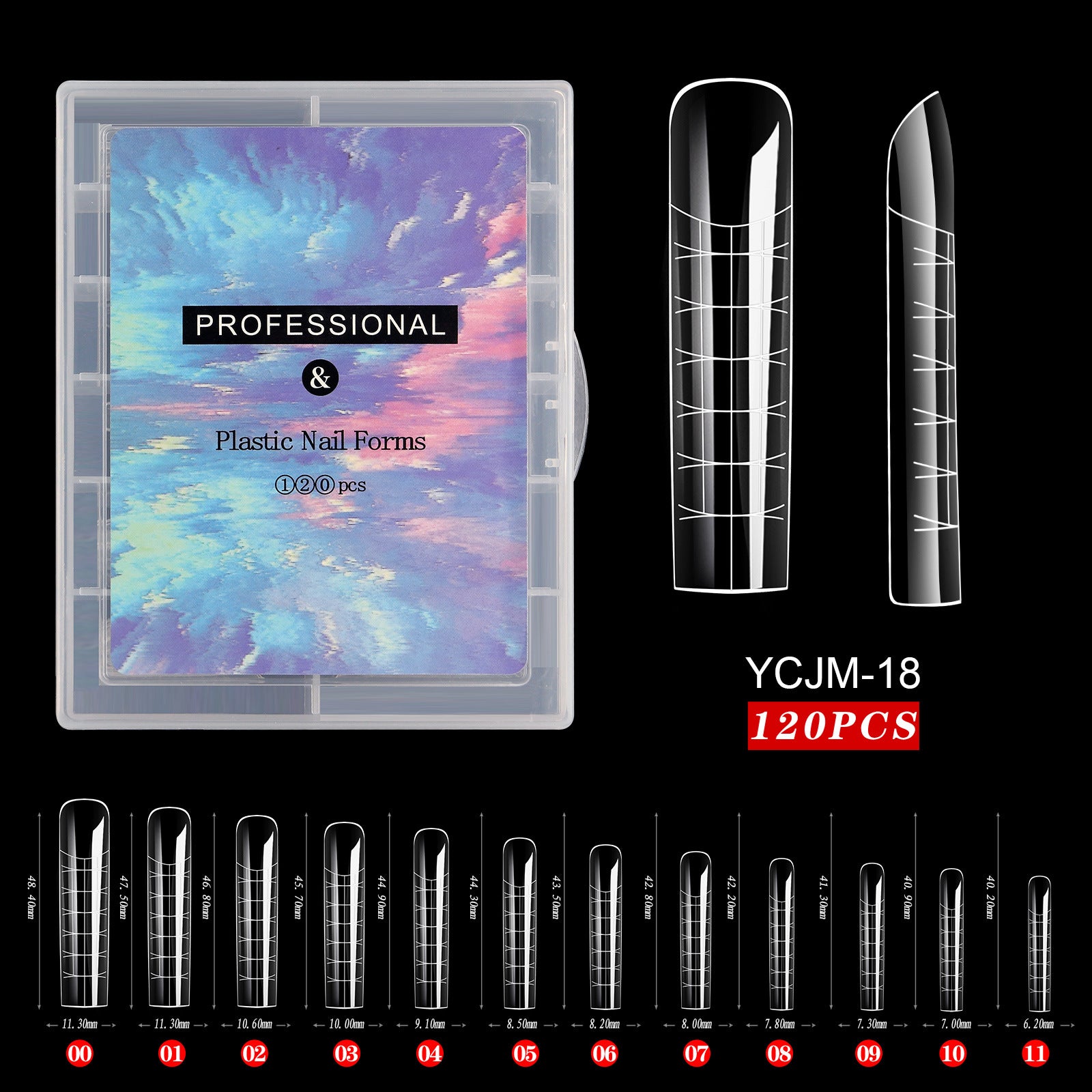 Pro-Grade Nail Extension Forms — Fast, Precise, Salon-Ready