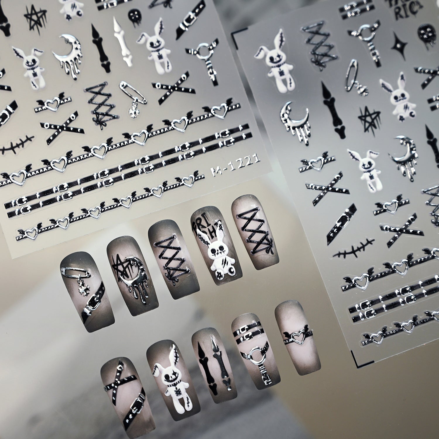 Halloween Nail Stickers – Dark Glam Collection