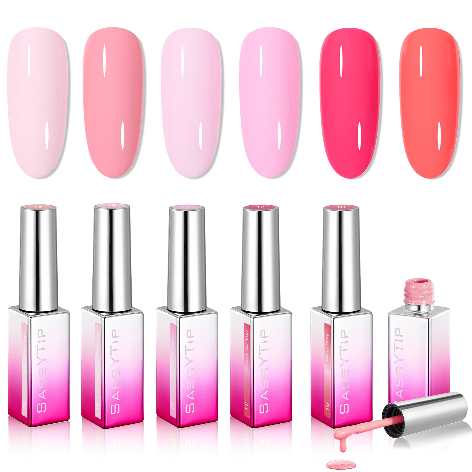All The Pinks You'll Ever Need Bundle, Set of 6