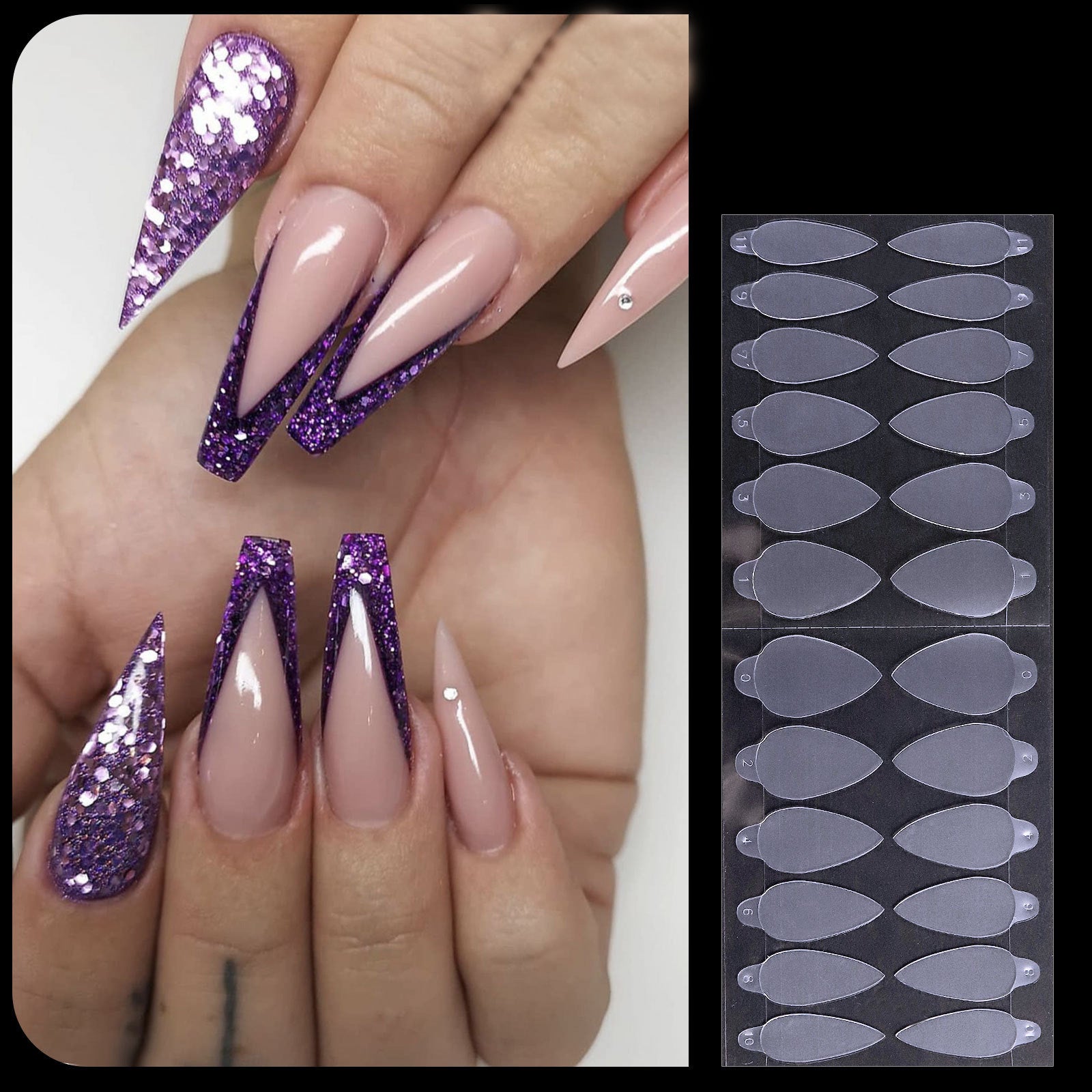 Nail Extension Gel Tabs