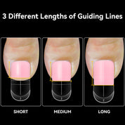 150PCS Toe Nail Extension Forms with Scale — Fast, Precise, Salon-Perfect Nails