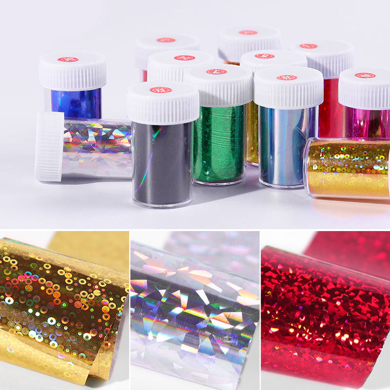 Ink-Style Nail Foil Transfer, 100×4cm