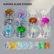 Laser Glass Nail Foil