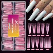 150PCS Pink Crystal Nail Forms — Fast, Flawless, Salon-Perfect Extensions