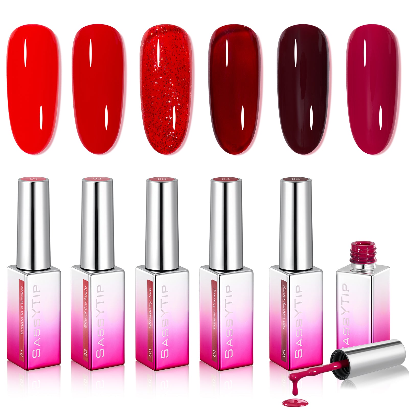 All The Reds You'll Ever Need Bundle, Set of 6