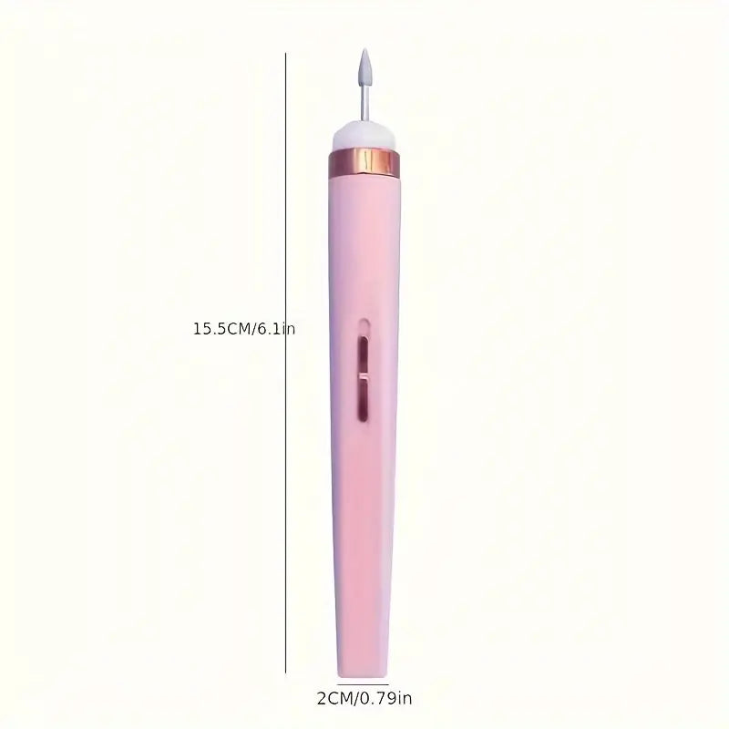 Portable Electric Nail File Kit - Rechargeable Manicure & Pedicure Set with Multiple Attachments for Home & Salon Use