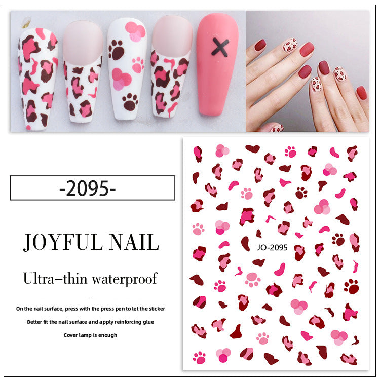 Leopard Print Nail Stickers