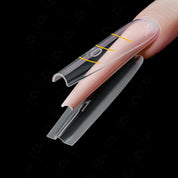 Black Friday Special: 50% Off Sandwich Nail Extensions – Long Coffin