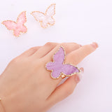 ✨ Butterfly Shell Palette Ring – Elevate Your Nail Art Game 🎨