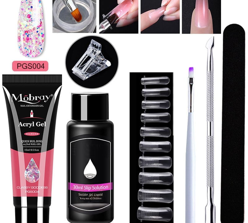 Poly Gel Nail Extension Kit