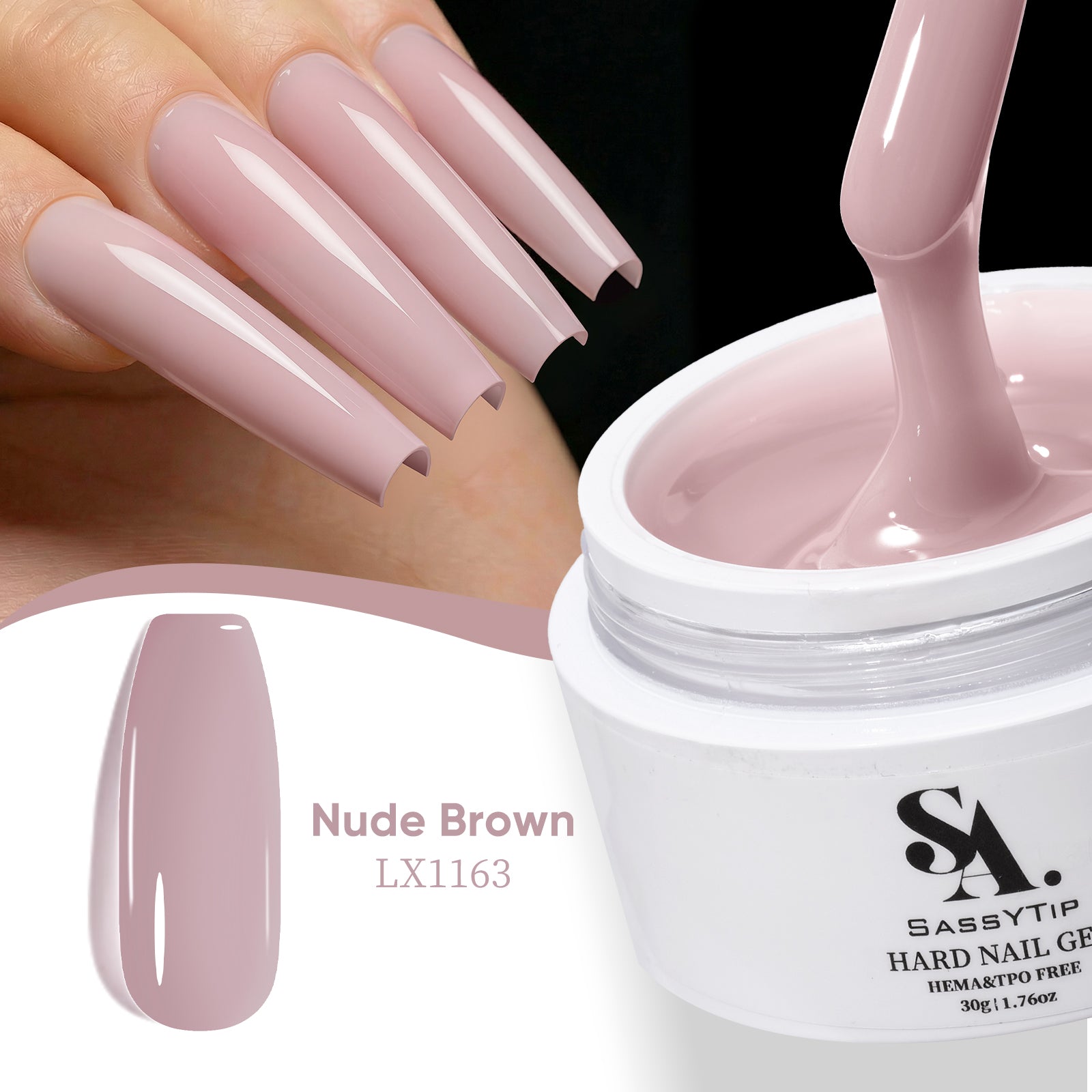 SASSYTIP HEMA TPO Free Builder Hard Gel, 30g