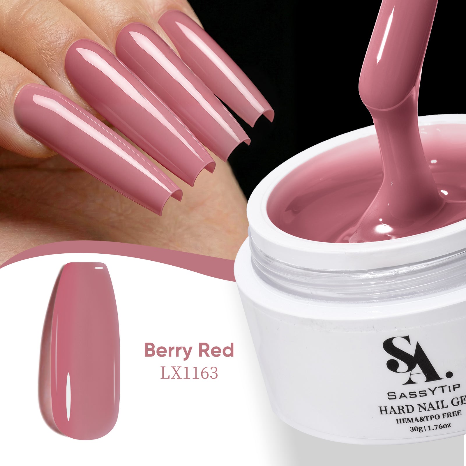 SASSYTIP HEMA TPO Free Builder Hard Gel, 30g