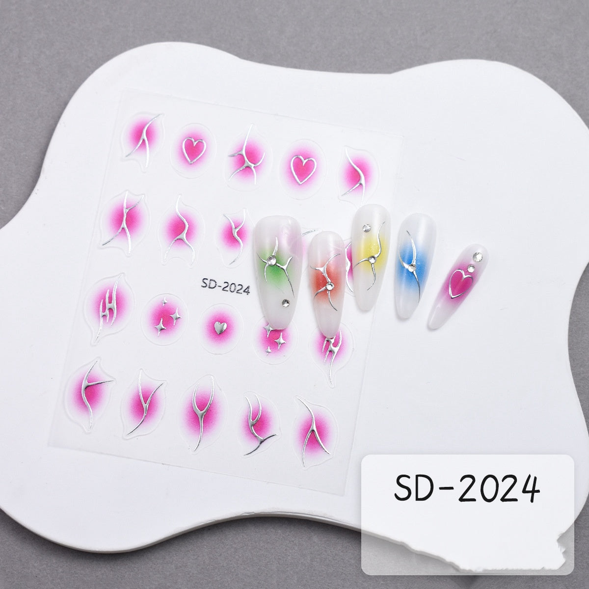 Vogue Gradient Blush Nail Stickers
