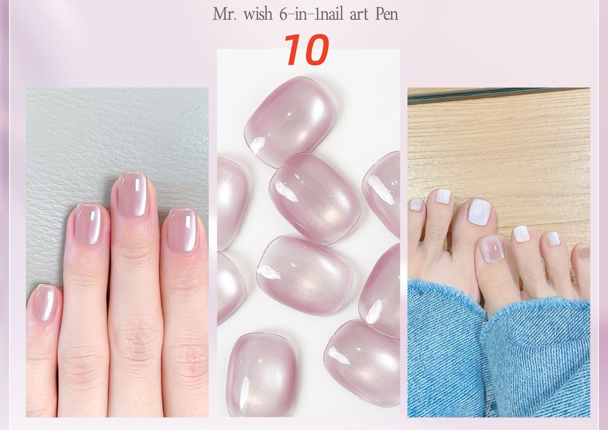 MR WISH Cat Eye Gel Pen with built-in magnetic stick