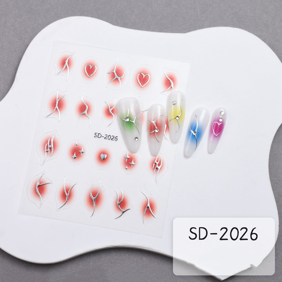 Vogue Gradient Blush Nail Stickers