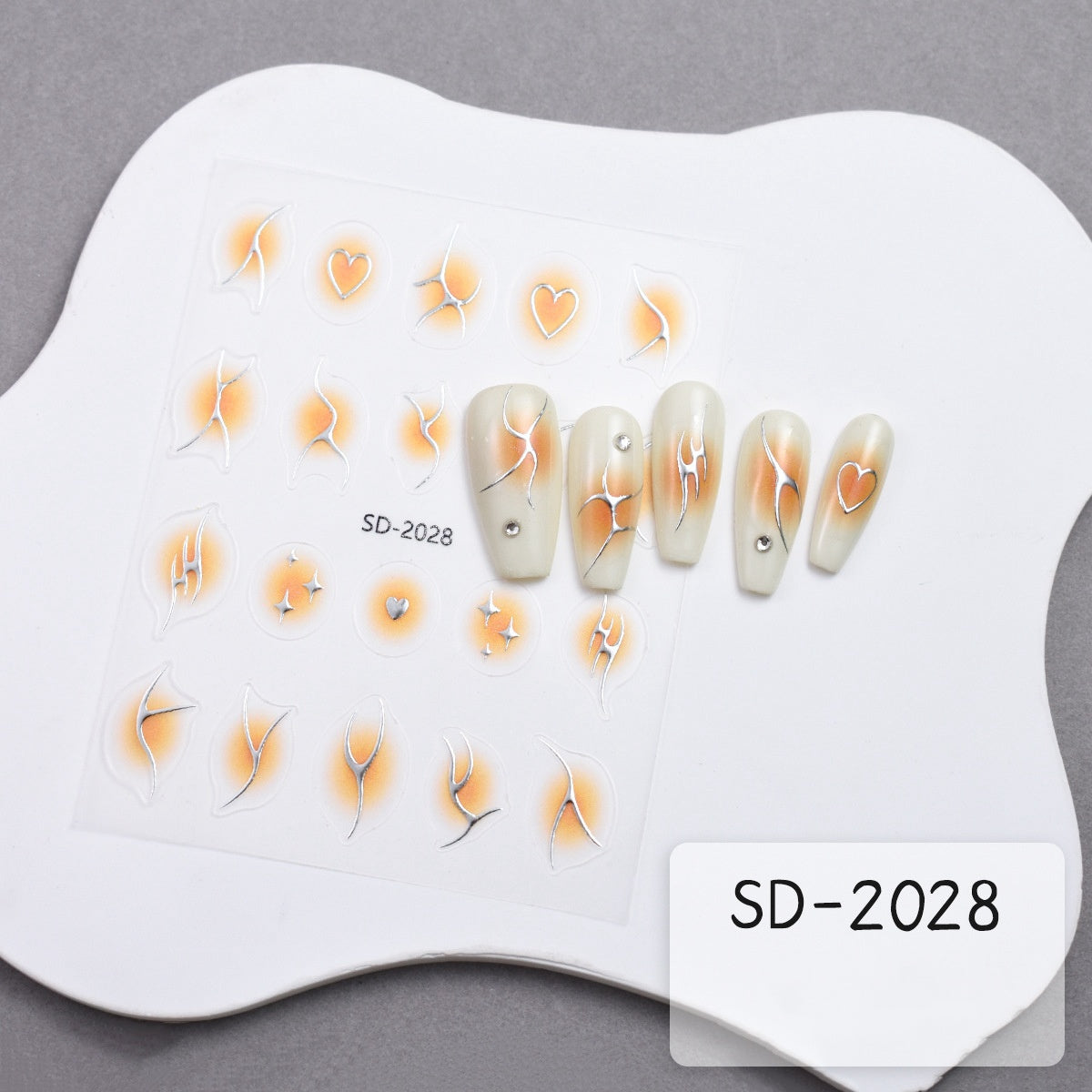 Vogue Gradient Blush Nail Stickers