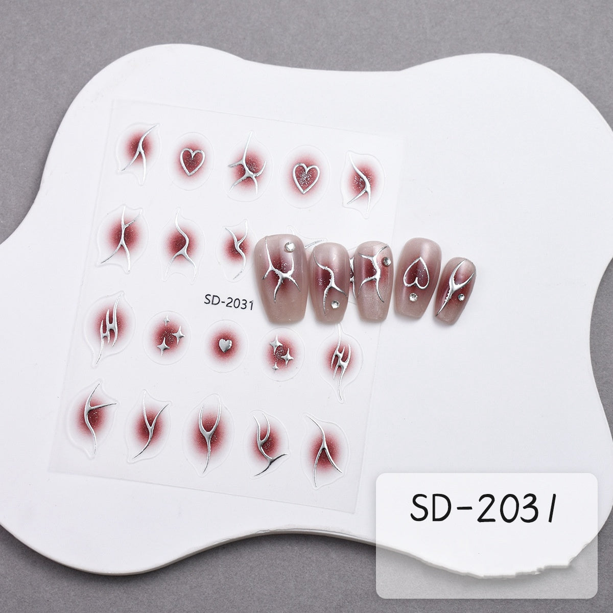 Vogue Gradient Blush Nail Stickers