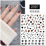 Leopard Print Nail Stickers