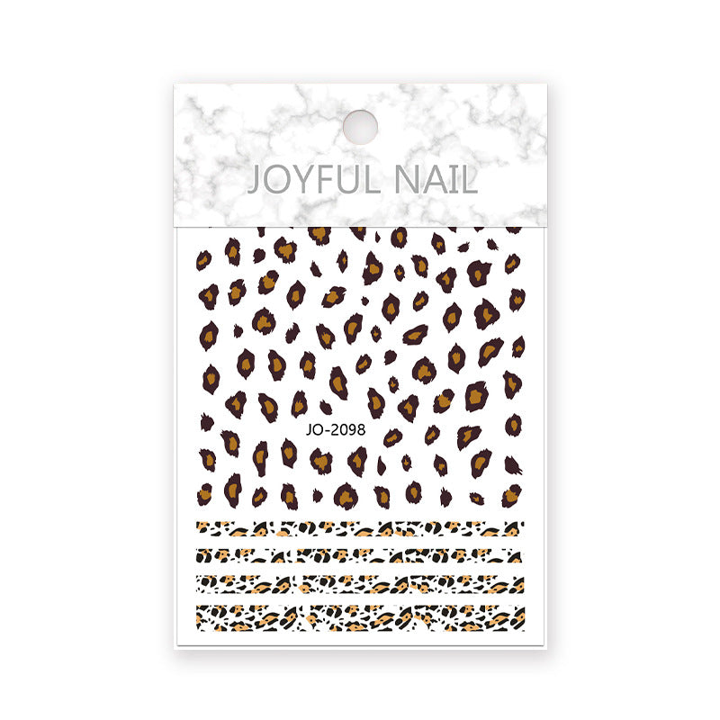Leopard Print Nail Stickers