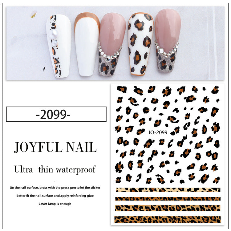 Leopard Print Nail Stickers