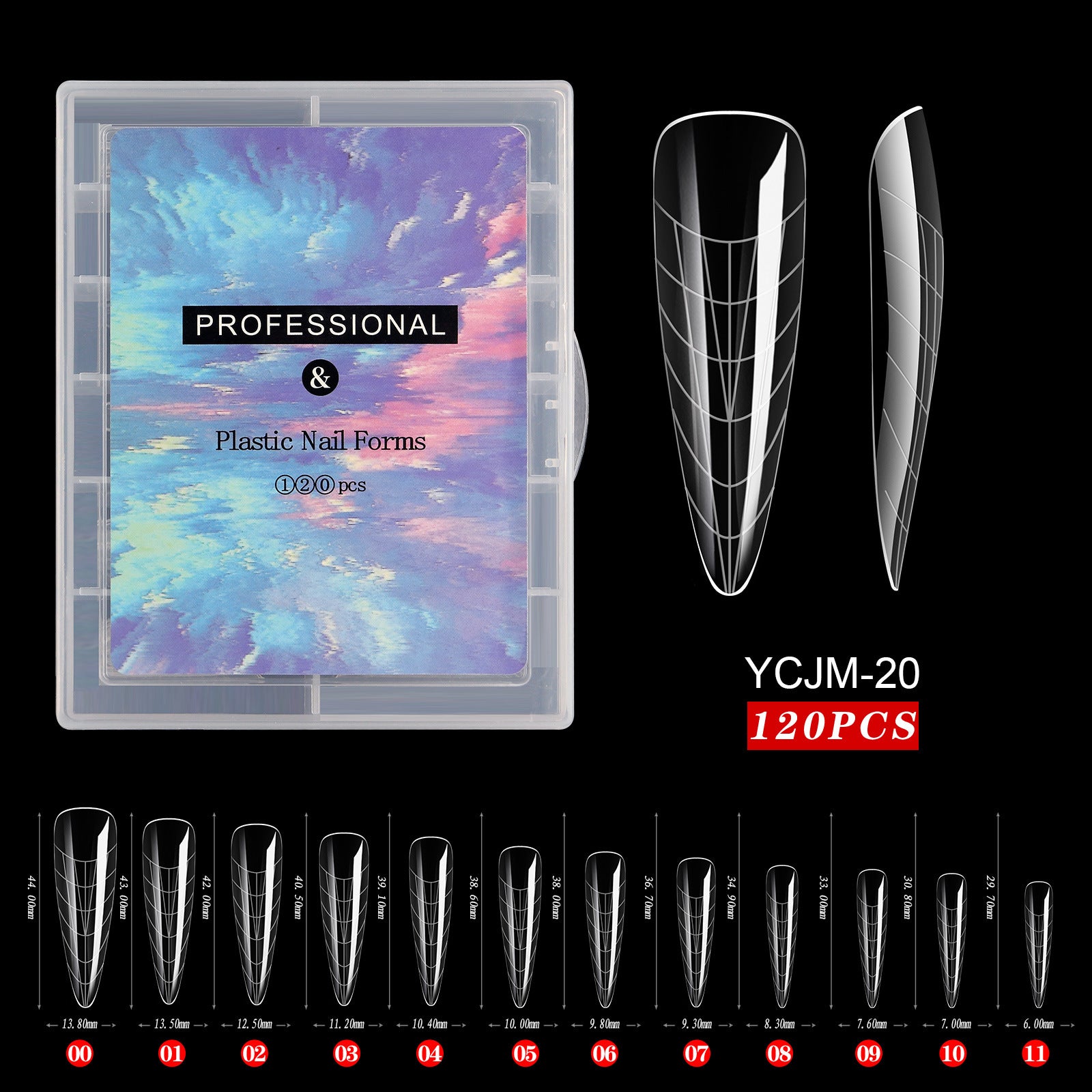 Pro-Grade Nail Extension Forms — Fast, Precise, Salon-Ready