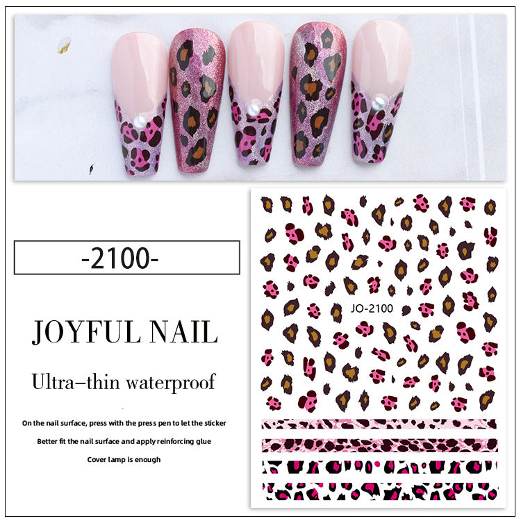 Leopard Print Nail Stickers