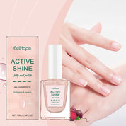 SassyTip water-based nail polish collection, featuring transparent pink jelly shades