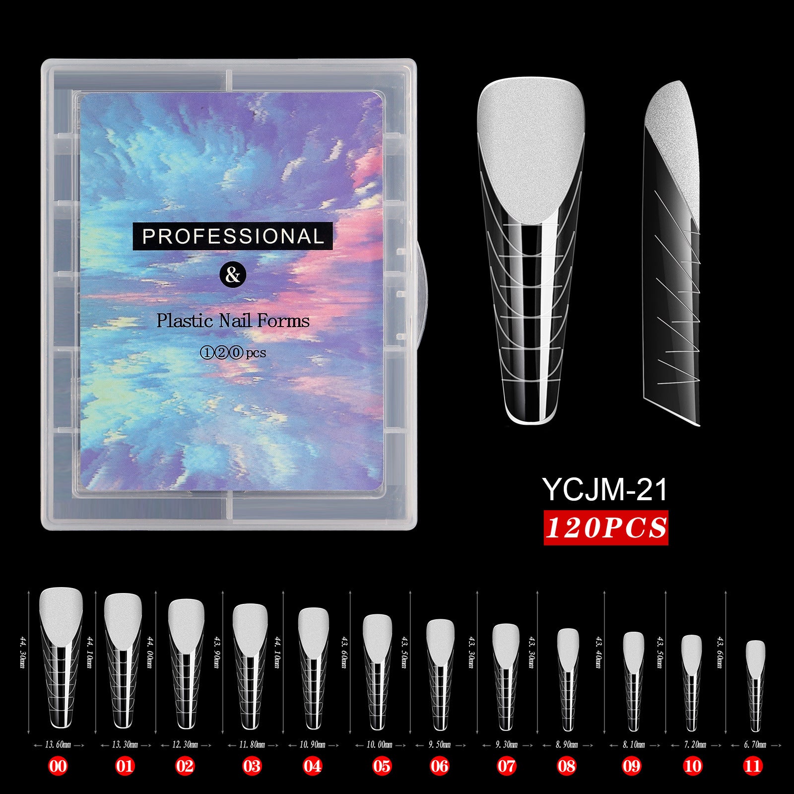 Pro-Grade Nail Extension Forms — Fast, Precise, Salon-Ready