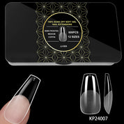 600pcs Half-Matte Seamless Nail Tips Set – Natural Fit, Premium Press-On Perfection