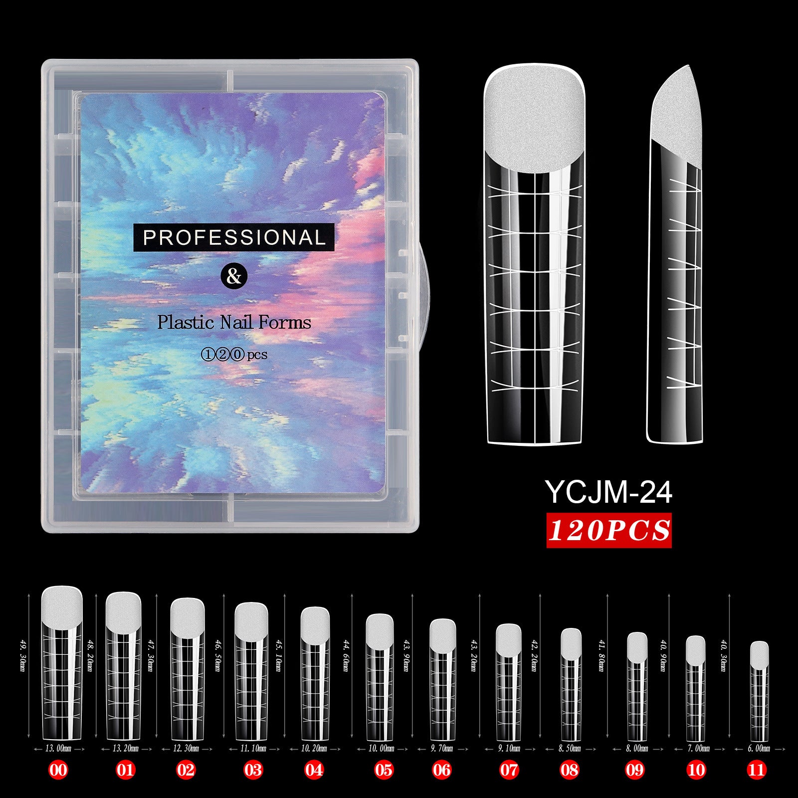 Pro-Grade Nail Extension Forms — Fast, Precise, Salon-Ready