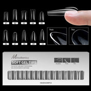 Best-Selling Curved Matte Nail Tips — 16 Sizes, 256pcs Full Coverage