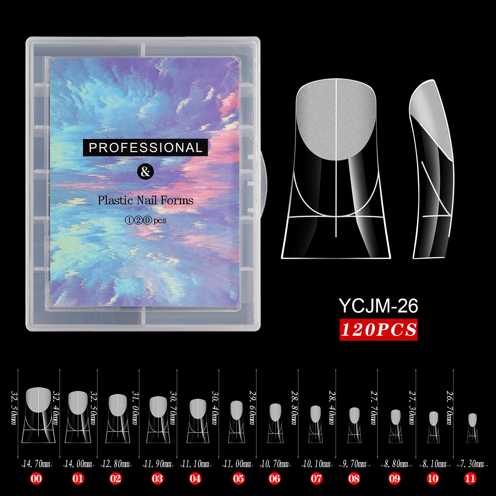 Pro-Grade Nail Extension Forms — Fast, Precise, Salon-Ready