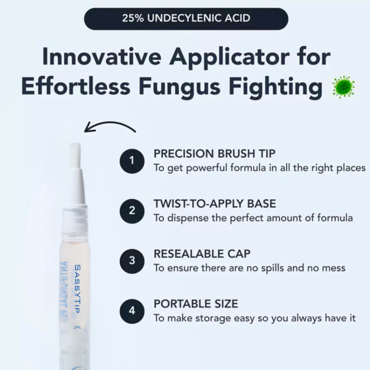 SassyTip Toenail Fungus Pen