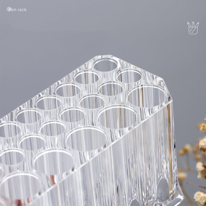 26-Hole Acrylic Nail Brush Holder