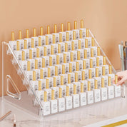 Multi-Layer Nail Polish Display Stand - Acrylic Organizer for Gel Polishes & Nail Art Tools
