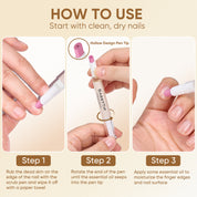 SassyTip Cuticle Pusher Pen 3.0, Fragrance Free