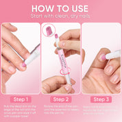 SassyTip Cuticle Pusher Pen 3.0, Rose