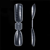 Kit de extensión de uñas de doble forma de 120 piezas: escala marcada, no necesita papel