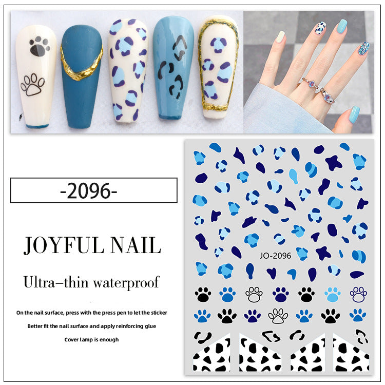 Leopard Print Nail Stickers