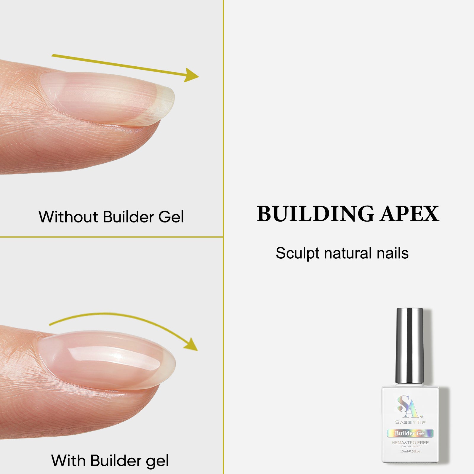 SassyTip HEMA TPO Free Builder Gel