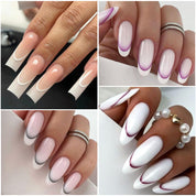 Waterproof French Tip Nail Stickers