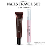 ¡Set de viaje para uñas, pegar y quitar!