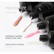 Glitter Poly Nail Gel, Extensions with Sparkle