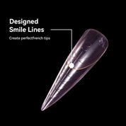 150PCS Pink Crystal Nail Forms — Fast, Flawless, Salon-Perfect Extensions