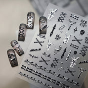 Halloween Nail Stickers – Dark Glam Collection
